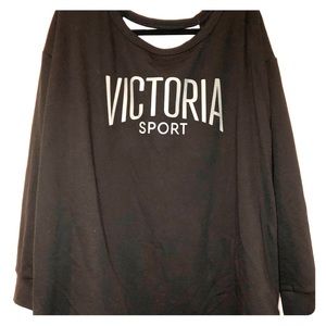 VICTORIA’S SECRET SPORT Open Back Pullover     EUC